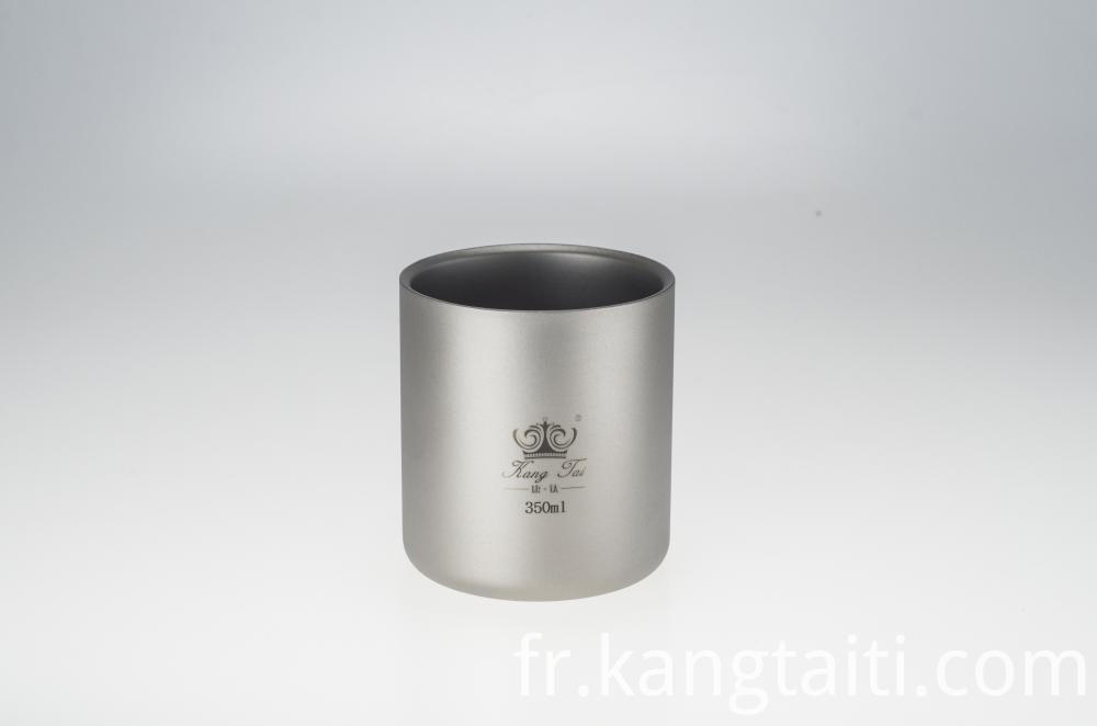 Coupe à double paroi en titane Titanium Double-Wall Cup